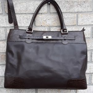 Levenger fine leather tools work bag /briefcase.